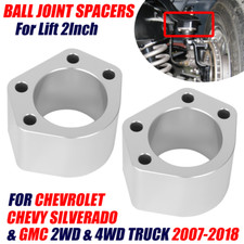 2Inch Ball Joint Spacer Aluminium For 2007-18 GM Chevrolet Silverado Sierra 1500 picture