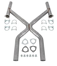 JEGS Universal X-Pipe with Cutouts 3