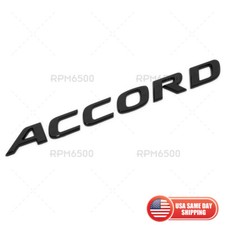 Honda 2018-2021 Accord Sport Gloss Black Logo Nameplate Emblem picture