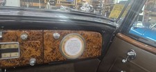 1937–1938 Packard Junior Glovebox Clock Decal – Static Cling Reproduction picture