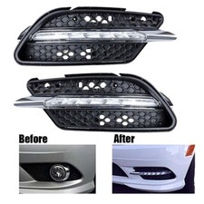 LED Daytime Running Light DRL Fog Light Lamp 08-11 For Benz W204 C300 C350 Sport picture