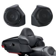 Black King Trunk Speakers Fit For Harley Touring Street Electra Glide 2014-2025 picture