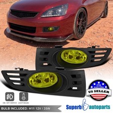 Fit 2003-2005 Honda 03-05 Accord  2D Coupe Driving Fog lights Bumper Lamp+Switch picture