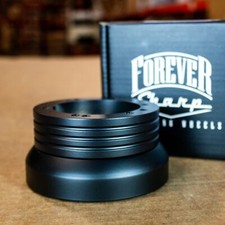 5 & 6 Hole Steering Wheel Black Hub Adapter ( Flaming River, Ididit, GM, Chevy) picture