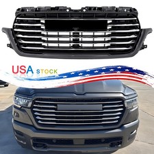 Granite Crystal+Chrome Front Bumper Grille Replace Fit RAM 1500 Laramie 2025-26 picture
