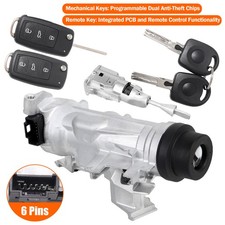 Ignition Switch Lock Assembly With 4x Keys For Audi A3 Q3 RS3 VW Jetta Golf EOS picture
