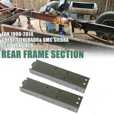 2pcs Long Bed Rear Frame Section for 1999-2014 Chevy Silverado & GMC Sierra 1500 picture