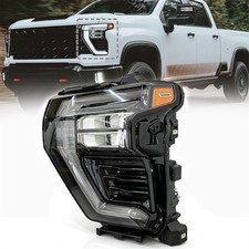 For 2024-2026 Chevrolet Chevy Silverado 2500 3500 LED Headlight Left Driver Side picture