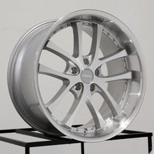 One 18x9.5 Vors AR5 5x114.3 30 Silver Machined Wheel Rim 73.1 picture