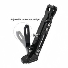 Adjustable 200-260mm Black Aluminum Motorcycle Kickstand picture