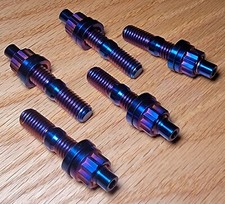 M8x1.25mm 5pc Turbo To Manifold Titanium Stud Kit picture