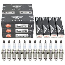 101905600B Spark Plugs 12Pcs for 2004-10 Bentley Continental Gt Gtc Flying Spur picture