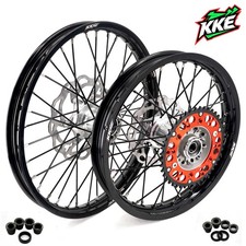 KKE 21/18 Wheels Rims for KTM EXC XC SX 125-530CC 03-26 Wheelset Cast Hub Silver picture