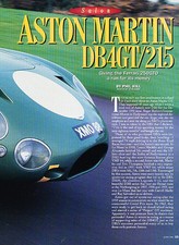 1996 1963 Aston Martin DB4GT - salon - Classic Article A28-B picture
