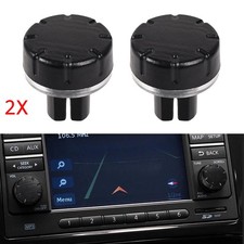 2pcs Radio Stereo Volume Control Tuner Knob Button For Nissan Qashqai Juke Note picture