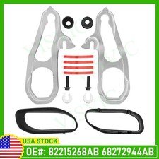 Chrome Heavy Duty Front Tow Hooks with Hardware For 2019 2020 2021 Ram 1500 DT picture