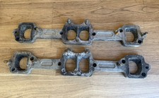Vintage Nicson Exhaust Manifold Adapters 412 to Pontiac V8 Drag Boat Part #162 picture