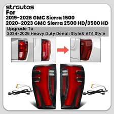 Upgrade LED Taillights For 2020-2023 GMC Sierra 2500 HD 3500 HD Left+Right Pair picture