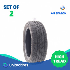 Set of (2) Used 215/55R17 Firestone All Season (Firestone) 94H - 8/32 picture