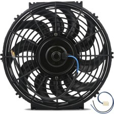 12-13 INCH ELECTRIC RADIATOR AUTO COOLER FAN 90 WATT UPGRADE MOTOR CHEVY BBC SBC picture