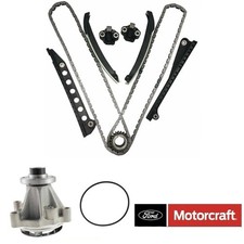 03-11 Ford Expedition Lincoln 4.6L SOHC Timing Chain Motorcraft Water Pump Kit picture