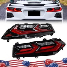LED Tail Light Left & Right Side For 2020-2025 Chevy Chevrolet Corvette C8 LH&RH picture