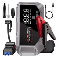 12000mAh 5 in 1 jumper starter for car,150psi air inflator,led light,phone charg picture