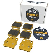 Yamaha Raptor 660 R/350 Ceramic Brake Pad Set Front & Rear 2001-2013 picture