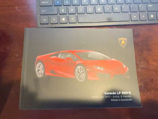 2017 Lamborghini Huracan LP 580-2 OEM Owners Manual Book Set Case Warranty USA picture