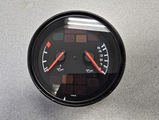 NICE USED ORIGINAL GENUINE VDO PORSCHE 911 993 COMBO OIL PRESSURE GAUGE 11/94 picture