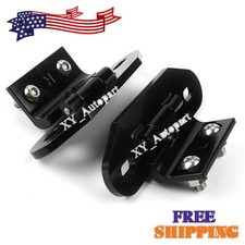 For 1982-1992 Camaro/Firebird Billet Aluminum Rear Hatch Hinges Black picture