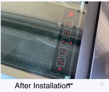 Toyota Installed Touch Keypad Replacement Stickers - Part 00016-00506 picture