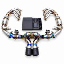 Porsche 911 GT3 RS Titanium Valved Exhaust 2020-2024 Power Pack Catted Headers picture
