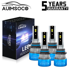 For 2016-2019 Jeep Cherokee Sport Utility 4-Door LED Headlight Bulbs 4x 9005 Kit picture