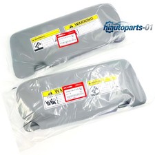 OEM New 2017-2022 Pair Sun Visor Side Gray Pair W/Lights Mirror For Honda CR-V picture