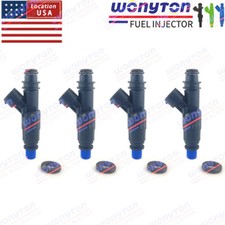 Set 4 Upgrade 8-Hole Fuel Injector 195500-2110 For 1990-93 Ford Festiva 1.3L I4 picture