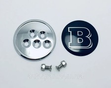 NEW 60MM BRABUS REAR TRUNK BADGE EMBLEM picture