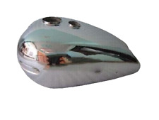 ARIEL TWIN PLUNGER CHROME STEEL PLATED PETROL FUEL GAS TANK |Fit For picture