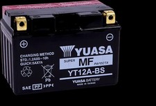 Yuasa YT12A-BS Maintenance Free AGM 12 Volt Battery (Bottle Supplied) picture