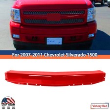 For 2007-2011 Chevrolet Silverado 1500 Victory Red Front Bumper Center Face Bar picture