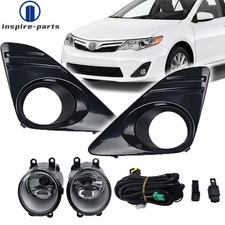 New Driving Fog Lights Pair w/ Harness Switch for 2012 2013 2014 Toyota Camry picture