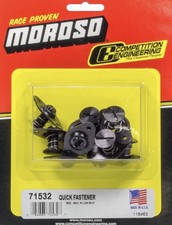 Moroso for Quick Fastener - Self Ejecting - 5/16in x .650in - Aluminum - Black - picture