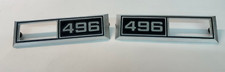 1968 Chevelle Impala Nova '496' Emblem Marker Light Bezel Front Fender Billet picture