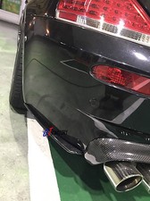 CARBON FIBER SIDE SKIRT EXTENSIONS + REAR SPLITTER FOR BMW E63 E64 M6 ONLY picture