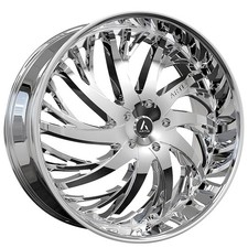Decatur Artis Wheels 24x10 Chrome Rims (4pcs) C3 picture