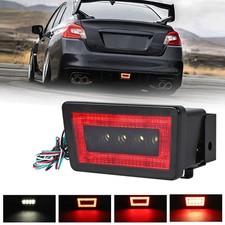 F1 style Smoked LED Rear Fog Tail Third Brake Light Reverse For Subaru WRX STI X picture