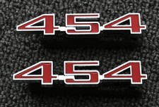 2pcs Metal 454 Right  Left Badge Emblems for 3975410 1970-1974 