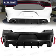 For 2015-2023 Dodge Charger Rear Bumper Cover Conversion V2 Style Diffuser Lip picture