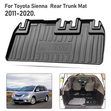 All Weather Rear Trunk Mat for 2011-2020 Toyota SIENNA Cargo Liner Floor TPE Pad picture