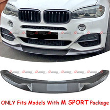 Performance Style Carbon Style Front Bumper Lip Kit For 14-18 BMW X5 F15 M Sport picture